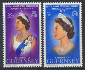 Guernsey   SC# 145 - 146   MNH   QE II Silver Jubilee    see details/scans 