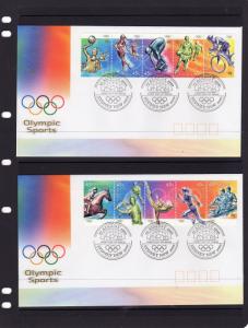 Australia 2000 Olympic Games FDC x 2