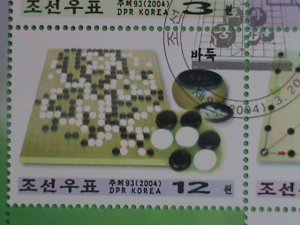 KOREA STAMP 2004 INTELLIGENCE GAMES OF KOREA- CTO- NH S/S SHEET-   VERY RARE