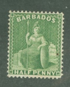 Barbados #46 Unused Single