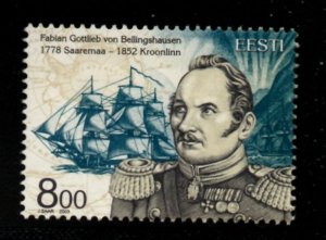 Estonia Sc 463 2003 Admiral von Bellingshausen stamp mint NH