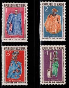 Senegal Scott 261-264 MH* Dolls of Gor'ee stamp set