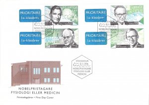 Sweden 2203-2206 FDC Nobel Laureates physiology and medicine Martin Mörck Morck