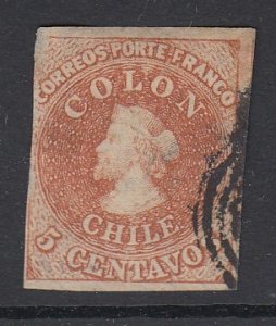 CHILE, Scott 9, used, signed Maier