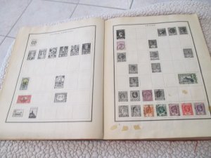 VEGAS - Battered 1928 Scott Album - OLD Stamps Incl China  >160 Photos! FE604