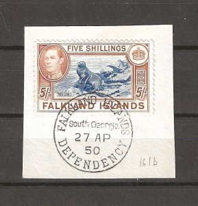 FALKLAND ISLAND DEPENDENCIES 1938/50 SG Z86a USED £160