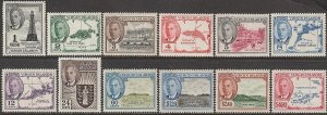 EDSROOM-17294 Virgin Islands 102-113 LH 1952 Complete George VI CV$50.90