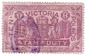 (I.B) Australia - Victoria Revenue : Stamp Duty £10