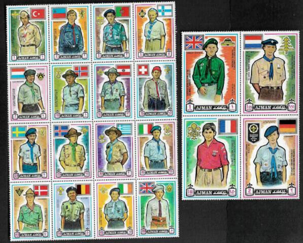 Ajman Michel #904-23 MNH Set - Boy Scouts