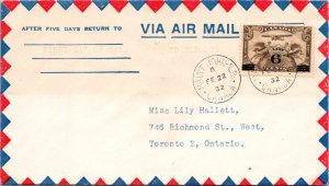 Canada 1932 - Airmail - St John NB - J451
