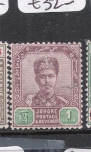 Malaya Johore SG 49 MOG (4dmd) 