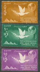 EGYPT 410-412 MH BIN $1.70