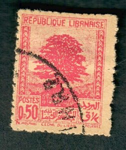 Lebanon #138 used single