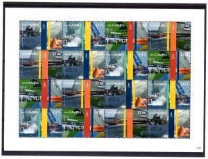 Gambia  2007  Sc#3141 America's Cup Sheetlet (16)   MNH