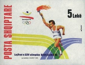 Albania 1992 MNH Stamps Souvenir Sheet Scott 2415 Sport Olympic Games