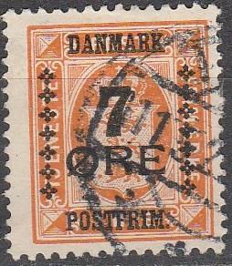 Denmark #185   F-VF Used CV $16.00  (A16880)