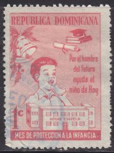 Dominican Republic RA39 Postal Tax Stamp 1967