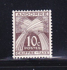 Andorra French J21 MNH Postage Due Stamp