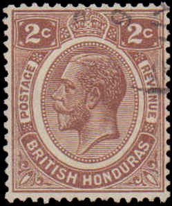 British Honduras #93, Incomplete Set(1), 1922-1933, Used