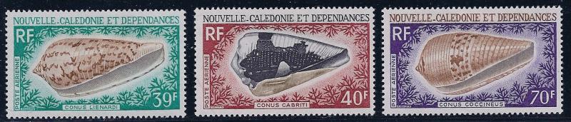 New Caledonia Scott #'s C58 - C60 MH