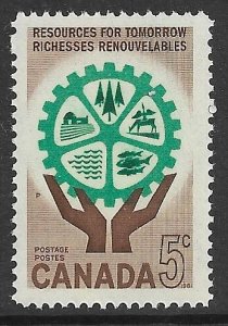 CANADA 1961 Resources For Tomorrow Issue Sc 395 MNH