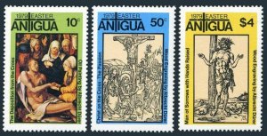 Antigua 533-535,MNH.Michel 534-536. Easter-1979.Wood engraving by Albrecht Durer