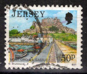 ZAYIX Great Britain - Jersey 503 used 50p Mont Orgueil Castle 033023S26