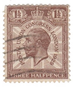 GREAT BRITAIN STAMP 1929. SCOTT # 207. USED.