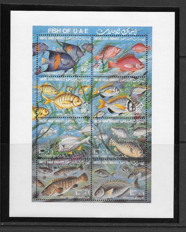 FISH - UNITED ARAB EMIRATES #363a  MNH