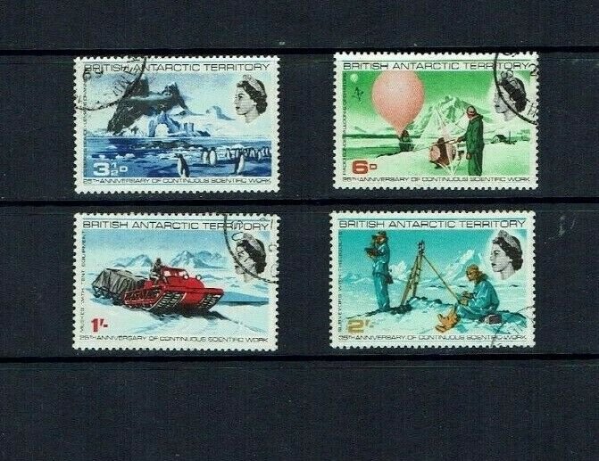 British Antarctic Territory:  1965 25th Anniversary Scientific Work, Fine used