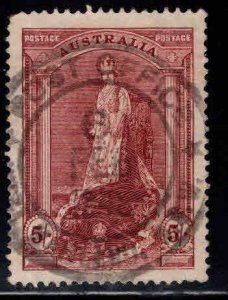 AUSTRALIA  Scott 177 Used Queen Elizabeth 1938   stamp