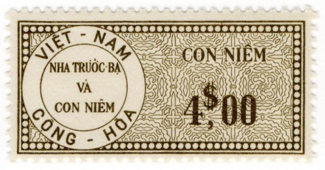 (I.B) Vietnam Revenue : Duty Stamp $4