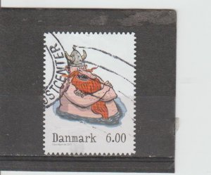 Denmark  Scott#  1572  Used  (2011 Bathing Viking)