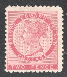 PRINCE EDWARD ISLAND #5a, yellowish paper,  F/VF Unused  CV 22.50 .....  5160002