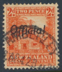 New Zealand  SC# O64 SG O123  Used OFFICIAL perf 14 x 13½ see details scans