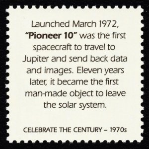 US 3189i MNH VF 33 Cent  Pioneer 10 Celebrate the Century 1970s