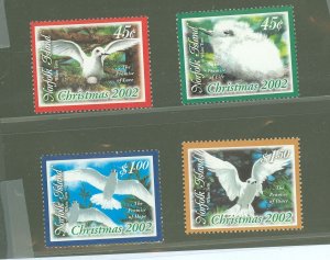Norfolk Island #784-787  Single (Complete Set)