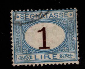 ITALY Scott J13 Used  Postage due Brown Numerals