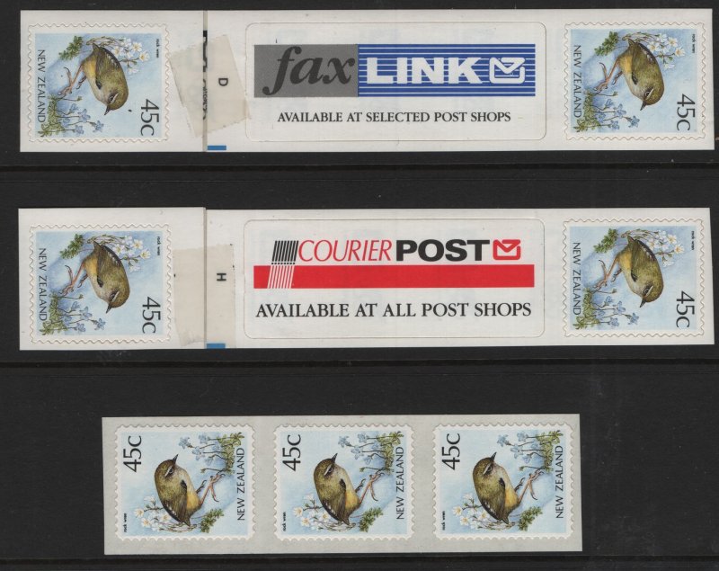 NEW ZEALAND, 933 , MNH  ROCK  WREN   2  STOCK PAGES