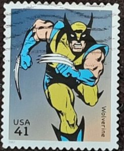 US Scott # 4159j; used 41c Wolverine from 2007; XF centering; off paper