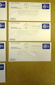 U075 22c U.S. Postage Envelopes Offical Business qty 11