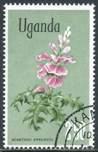 Uganda, Sc #126, Used