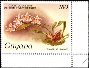 Guyana #1061-68,1072, 1075, 1077-78, 1080, 1985-87, Inc Set(13),Art, Flowers, NH