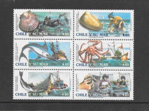 FISH - CHILE #895   MNH