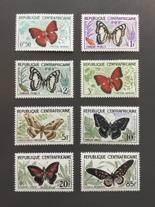 Central African Republic #4-11 F-VF MH. Scott $11.00