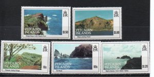 Pitcairn #384-388 MNH