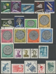 HUNGARY Sc#1562//1625 1964 Year in Part & Complete Sets Used
