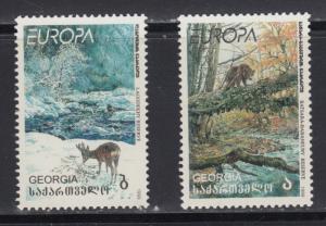 Georgia   #210-11   mnh     cat $5.50