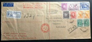 1946 Moonta Australia Oversized First Flight Cover FFC To Vancouver Canada