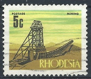 Rhodesia 1970 - 5c decimal set - SG443 used